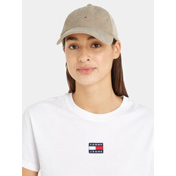 Tommy Jeans Kšiltovka Tommy Jeans Im Tju Sport Corduroy Cap AU0AU01807 Sandalwood RBT