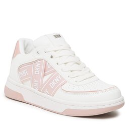 DKNY Sneakersy DKNY Olicia K4205683 Pale Wht/Lotus AHQ