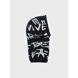 Desigual Шапка маска Desigual Lettering 22WAHA14 Черен