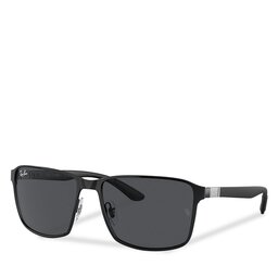 Ray-Ban Solglasögon Ray-Ban 0RB3721 Matte Black On Black 186/87