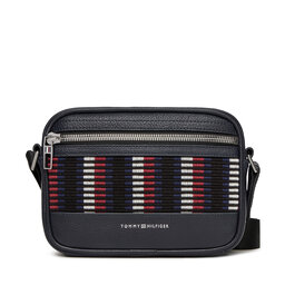 Tommy Hilfiger Válltáska Tommy Hilfiger Th Corp Leather Camera AM0AM12722 Sötétkék