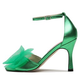 

Босоніжки Custommade Ashley Metallic Bow 999624046 Metallic Gren 365, Зелений