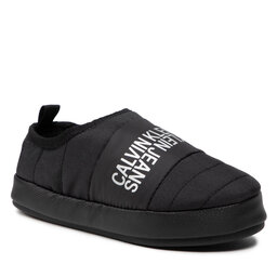 Calvin Klein Jeans Papuci de casă Calvin Klein Jeans Home Shoe Slipper W Warm Lining YW0YW00412 Black BEH