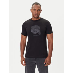 KARL LAGERFELD KARL LAGERFELD Camiseta 755066 554242 Negro Regular Fit