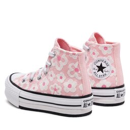

Кеди Converse Chuck Taylor All Star Lift Platform Floral Embroidery A06325C Donut Glaze/Oops Pink/White, Рожевий