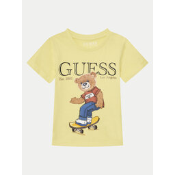 Guess Guess Футболка N5GI04 K8HM4 Жовтий Regular Fit