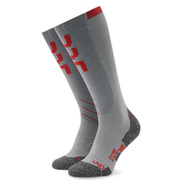 UYN Skidstrumpor UYN S100035 Light Grey/Red G226