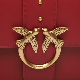 

Сумка Pinko Love One Classic Cl AI 23-24 PLTT 100053 A0F1 Dark Red R40Q, Червоний