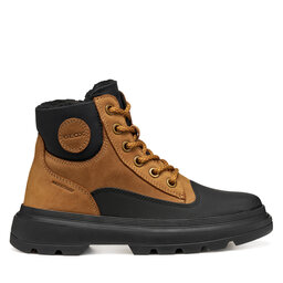 Geox Schnürschuhe Geox J Kiddartah Wpf J56MLB 032FU C0275 D Braun