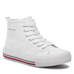 Tommy Hilfiger Baskets Tommy Hilfiger High Top Lace-Up Sneaker T3A9-33188-1687 S White 100