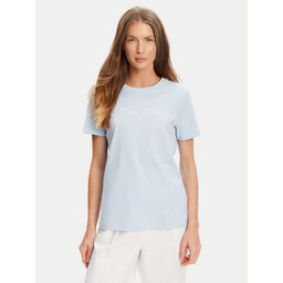 Tommy Hilfiger Tommy Hilfiger Футболка Script WW0WW45746 Блакитний Regular Fit