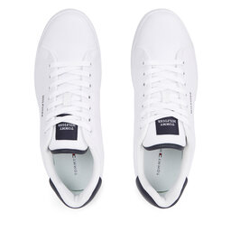

Снікерcи Tommy Hilfiger Court Cupsole Pique Textile FM0FM04967 White YBS, Білий
