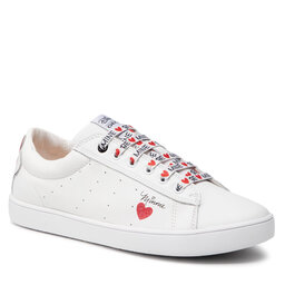 Geox Sneakers Geox J Kathe G. F J25EUF-00085 C0050 S White/Red