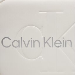

Сумка Calvin Klein Jeans Sculpted Camera Bag18 Mono K60K610275 White/Silver Logo 0LI, Білий