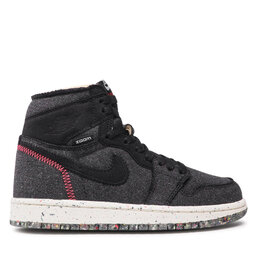 

Взуття Nike Air Jordan 1 High Zoom CW2414 001 Black/Flash Crimson/Wolf Grey, Чорний