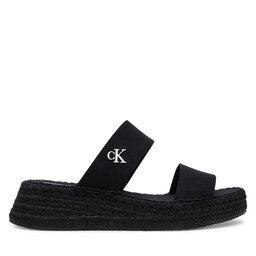 Calvin Klein Jeans Espadrile Calvin Klein Jeans Sporty Rope Mg Lth Webbing YW0YW01704 Negru