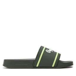 Pepe Jeans Παντόφλες Pepe Jeans Slider Logo B PBS70054 Χακί