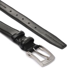

Чоловічий ремінь Valentini 256-303-1 Black, Чорний