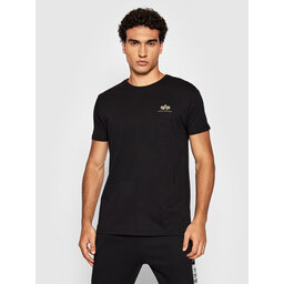 Alpha Industries Alpha Industries Marškinėliai Backprint 128507CP Juoda Regular Fit
