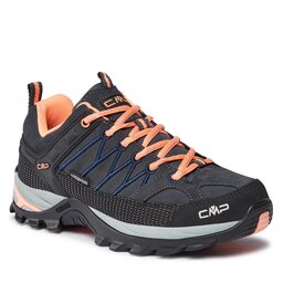 CMP Trekkingschuhe CMP Rigel Low Wmn Treking Shoe Wp 3Q13246 Antracite-Sunrise 65UP