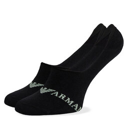 

Набір 3 пар чоловічих підслідників Emporio Armani 306227 4R254 50620 Nero/Nero/Nero, Чорний