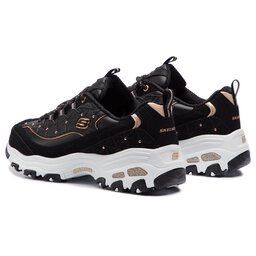 

Снікерcи Skechers D'lites Glamour Feels 13087/BKRG Black/Rose Gold, Чорний