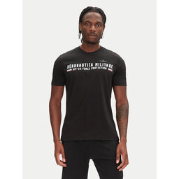 Aeronautica Militare Aeronautica Militare Marškinėliai 251TS1942J538 Juoda Regular Fit