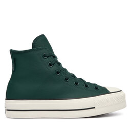 Converse Sneakers aus Stoff Converse Chuck Taylor All Star Lift Platform Water-Repellent A18393C Dunkelgrün