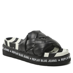 Replay Klapki Replay Muddy Braid S GWF81 .000.C0028S Black 0003