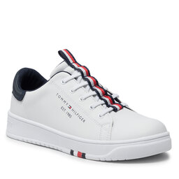 Tommy Hilfiger Sneakers Tommy Hilfiger Low Cut Lace-Up T3B4-32225-1355 S White 100