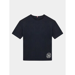 Tommy Hilfiger Tommy Hilfiger Póló Crest Logo KB0KB08675 D Sötétkék Regular Fit