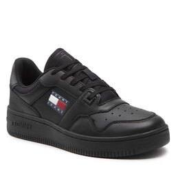Tommy Jeans Sneakers Tommy Jeans Retro Basket EM0EM00955 Triple Black 0GK