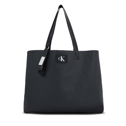 Calvin Klein Ročna torba Calvin Klein Tagged Slim Tote34 K60K610834 BDS