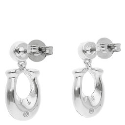 

Сережки Coach C Crysl Ear C9345 Silver/Clear, Срібний