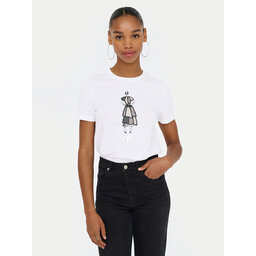 ONLY ONLY Camiseta Emma 15329752 Blanco Regular Fit