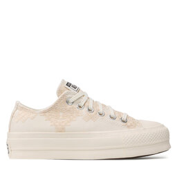 

Кеди Converse Ctas Lift Ox A02225C Vintage White/Egret/Egret, Бежевий