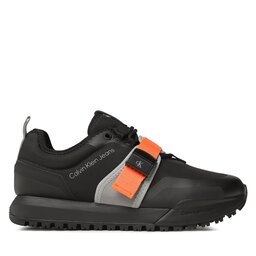 

Снікерcи Calvin Klein Jeans Toothy Runner Clip Hardware YM0YM00625 Black/Orange 0JH, Чорний