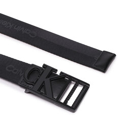 

Чоловічий ремінь Calvin Klein Jeans Monogram Logo Webbing Belt 35Mm K50K510475 BDS, Чорний