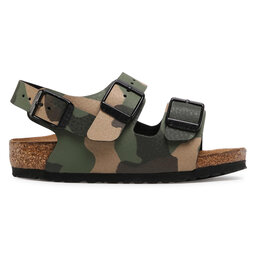 

Босоніжки Birkenstock Milano Kinder 1017377 Desert Soil Camo Khaki, Зелений