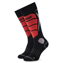 Colmar Visoke unisex čarape Colmar Teck 5263 3VS Neon Red/Black 113