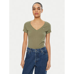 Tommy Jeans Tommy Jeans Футболка DW0DW20458 Зелений Slim Fit