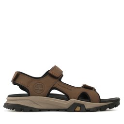 

Босоніжки Timberland Lincoln Peak Strap Sandal TB0A5T489681 Dark Brown Leather, Коричневий