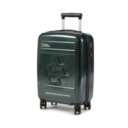 National Geographic Mažas Kietas Lagaminas National Geographic Small Trolley N205HA.49.17 Dk. Green