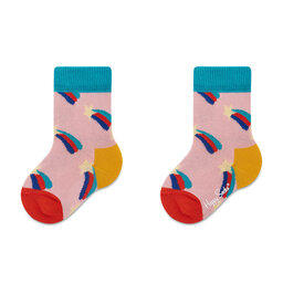 

Набір 3 пар високих дитячих шкарпеток Happy Socks XKHNS08-3303 Kolorowy, Кольоровий