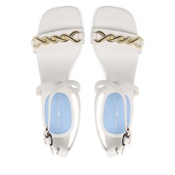 

Босоніжки Tommy Hilfiger Th Chain Feminine Heel Sandal FW0FW07076 Ecru YBL, Білий