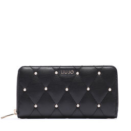 Liu Jo Cartera grande para mujer Liu Jo Ecs Xl Zip Around AF3362 E0041 Nero 22222