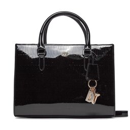 DKNY Geantă DKNY Perri Box Satchel R33DXY94 Blk/Gold BGD