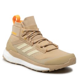 adidas Обувки adidas Terrex Free Hiker Primeblue GZ0335 Beige Tone/Sandy Beige/Flash Orange