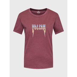 Volcom Volcom Футболка Truly Ringer B3512307 Бордовий Regular Fit