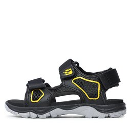 

Босоніжки Jack Wolfskin Taraco Beach Sandal K 4039531 Black/Burly Yellow, Чорний